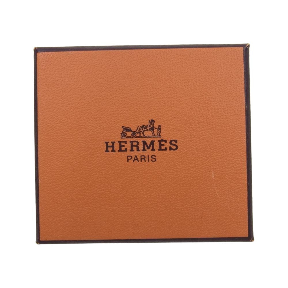HERMES エルメス スノーマン 雪だるま キーホルダー  ホワイト系 シルバー系【中古】
