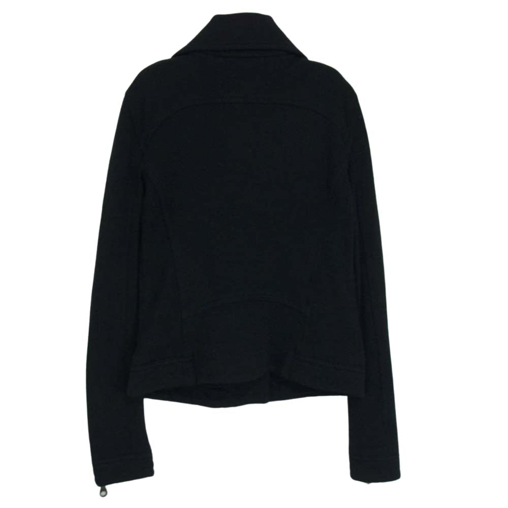 CHANEL シャネル P38075V21513 ウール シングル ライダース ジャケット ブラック系 34【中古】