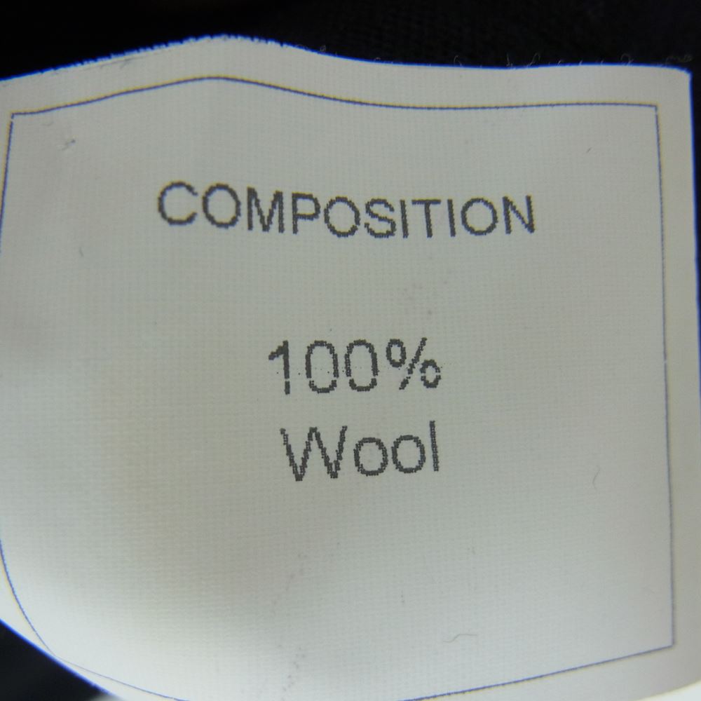 CHANEL シャネル P38075V21513 ウール シングル ライダース ジャケット ブラック系 34【中古】