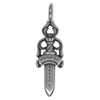 CHROME HEARTS クロムハーツ（原本無） DBL DAGGER ダブルダガー ペンダント シルバー系【中古】