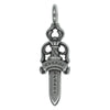 CHROME HEARTS クロムハーツ（原本無） DBL DAGGER ダブルダガー ペンダント シルバー系【中古】