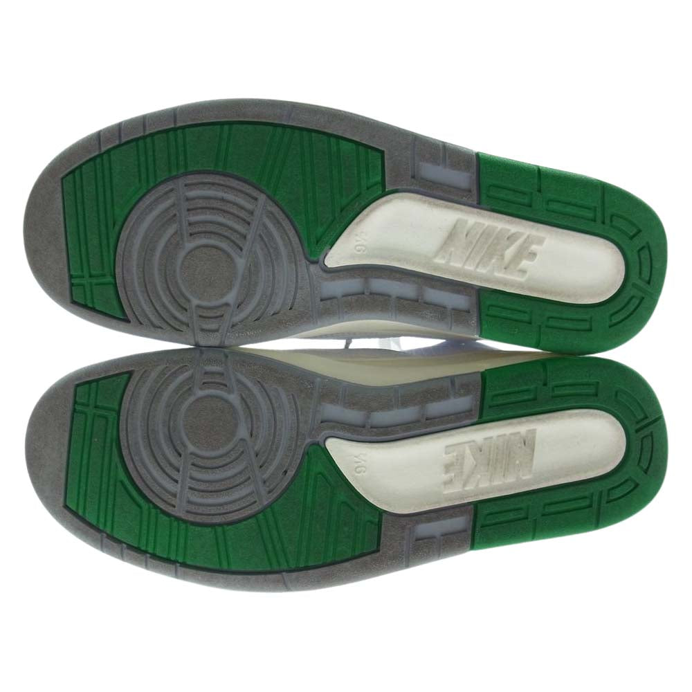 NIKE ナイキ DR8884-103 Air Jordan 2 Retro Lucky Green エアジョーダン レトロ ラッキー グリーン ハイカット スニーカー ホワイト系 グリーン系 27.5cm【中古】