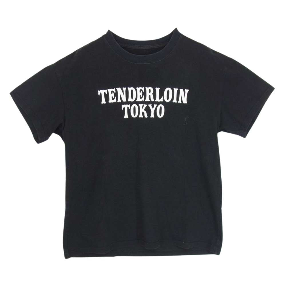 TENDERLOIN テンダーロイン TEE TENDERLOIN TOKYO ロゴ プリント Tシャツ ブラック系 M【中古】