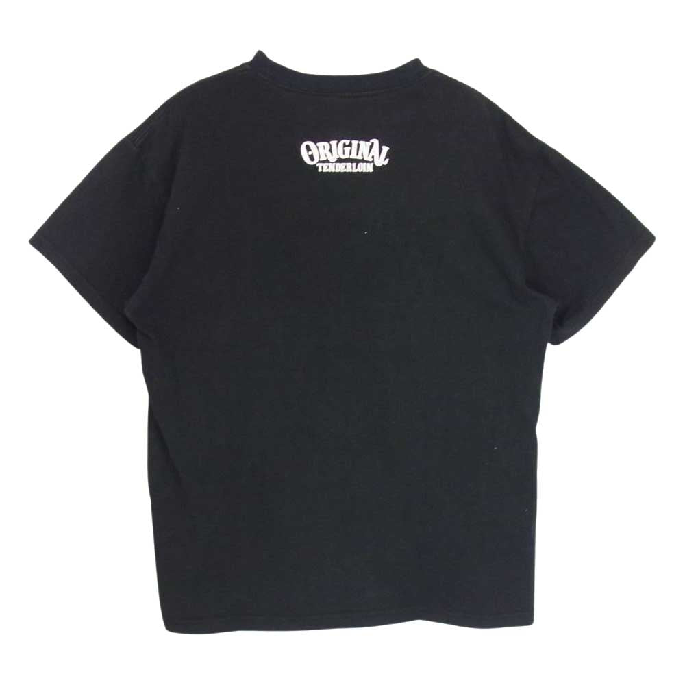 TENDERLOIN テンダーロイン TEE TENDERLOIN TOKYO ロゴ プリント Tシャツ ブラック系 M【中古】
