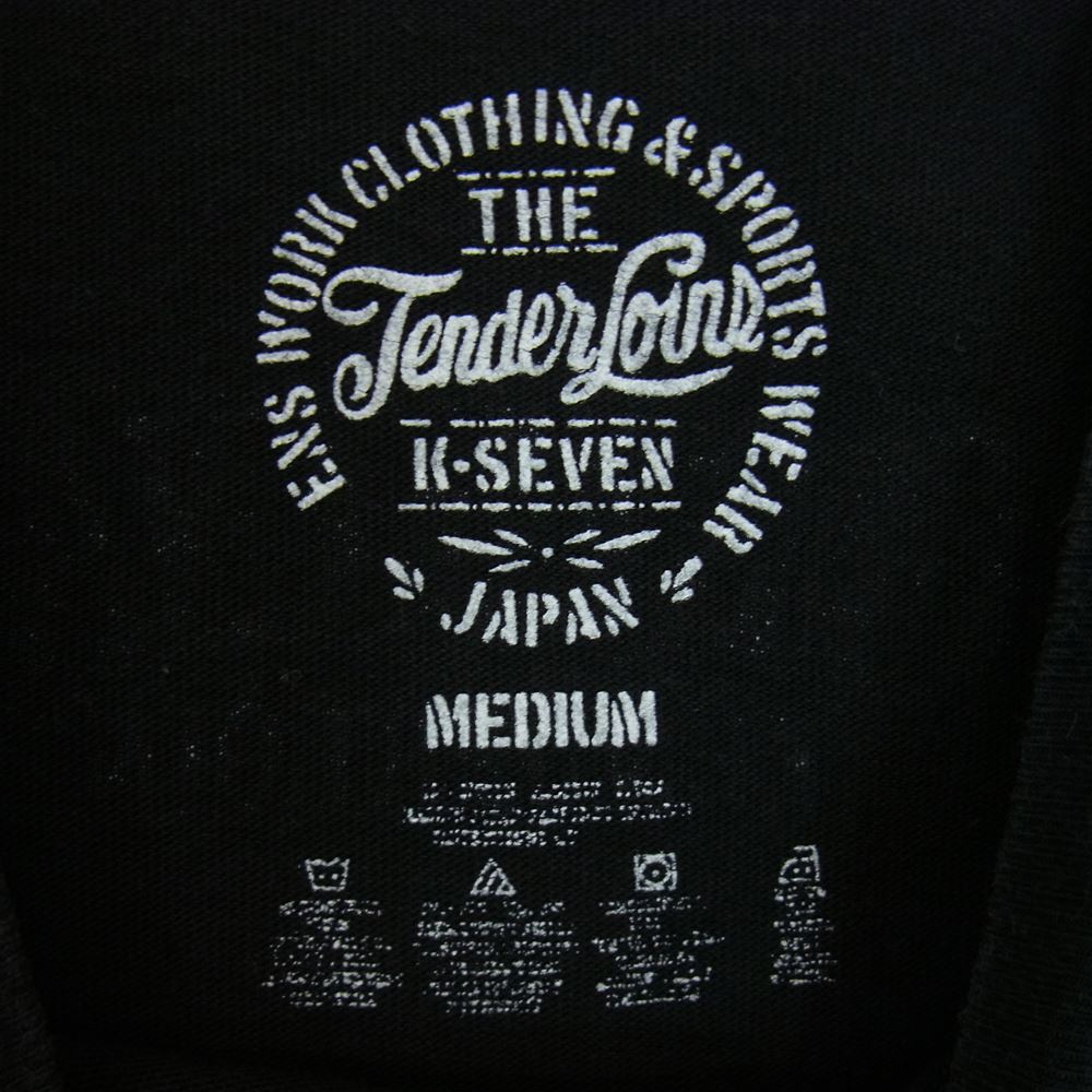 TENDERLOIN テンダーロイン TEE TENDERLOIN TOKYO ロゴ プリント Tシャツ ブラック系 M【中古】