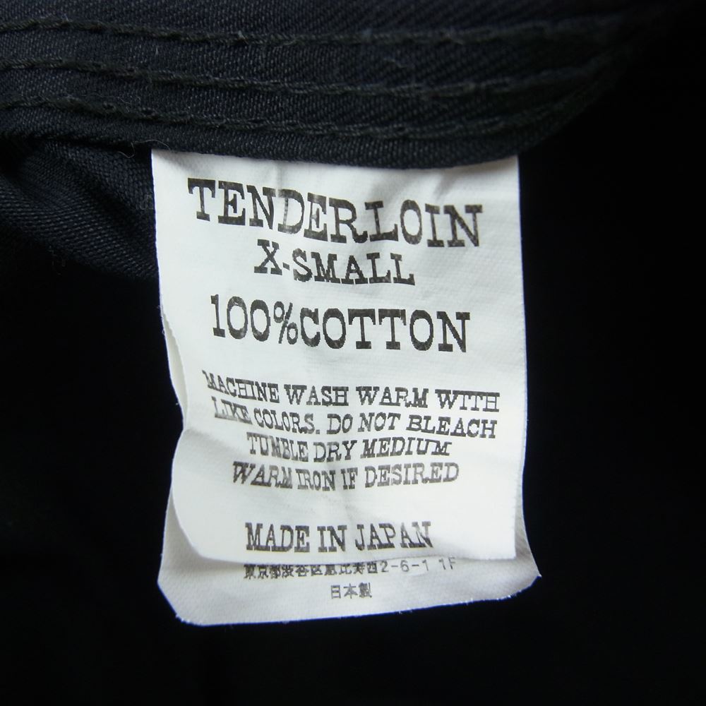 TENDERLOIN テンダーロイン T-WORK SHT ワーク シャツ ダークネイビー系 XS【中古】
