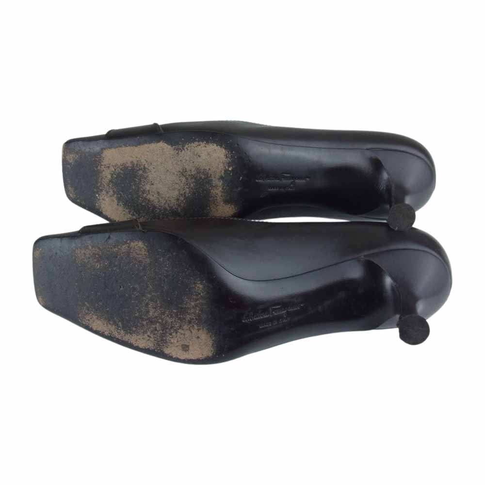 Salvatore Ferragamo サルヴァトーレフェラガモ ヒール パンプス ブラウン ブラウン系 6【中古】