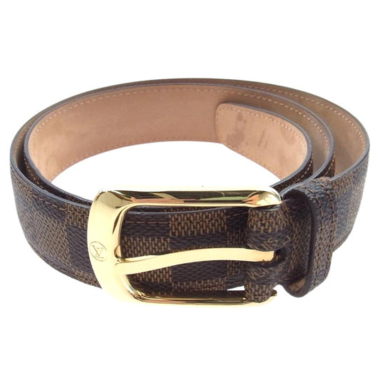 LOUIS VUITTON ルイ・ヴィトン M6995U  ベルト サンチュール エリプス ダミエ ブラウン系【中古】