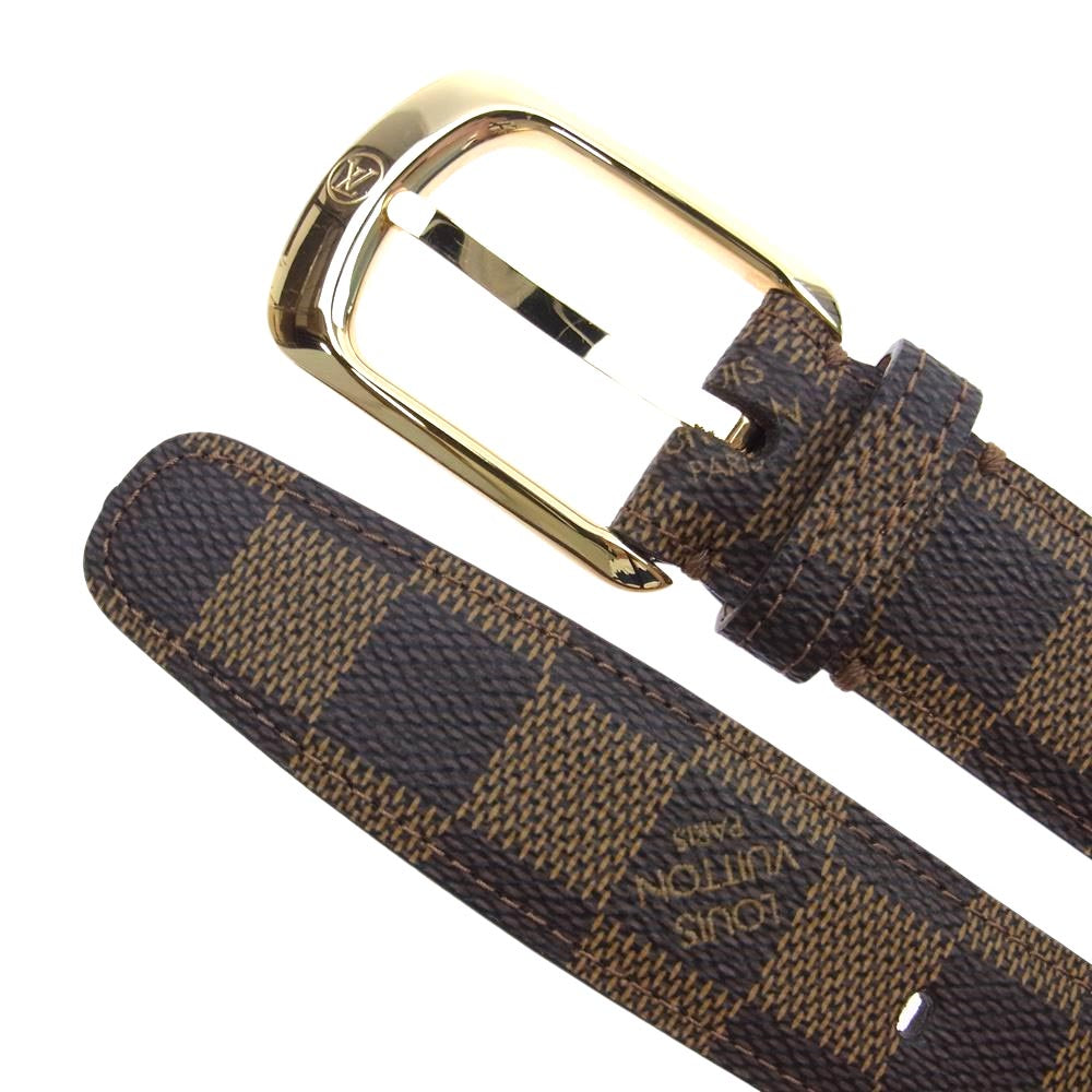 LOUIS VUITTON ルイ・ヴィトン M6995U  ベルト サンチュール エリプス ダミエ ブラウン系【中古】