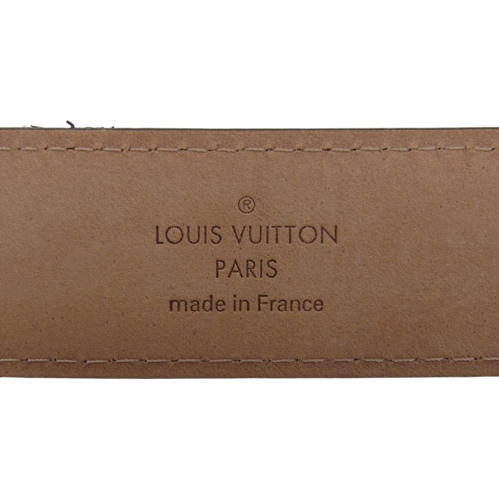 LOUIS VUITTON ルイ・ヴィトン M6995U  ベルト サンチュール エリプス ダミエ ブラウン系【中古】