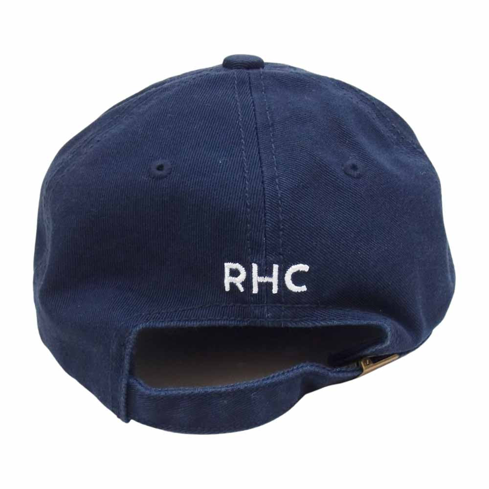 Ron Herman ロンハーマン RHC アールエイチシー ヴィンテージ加工 Rロゴ キャップ ネイビー系【中古】