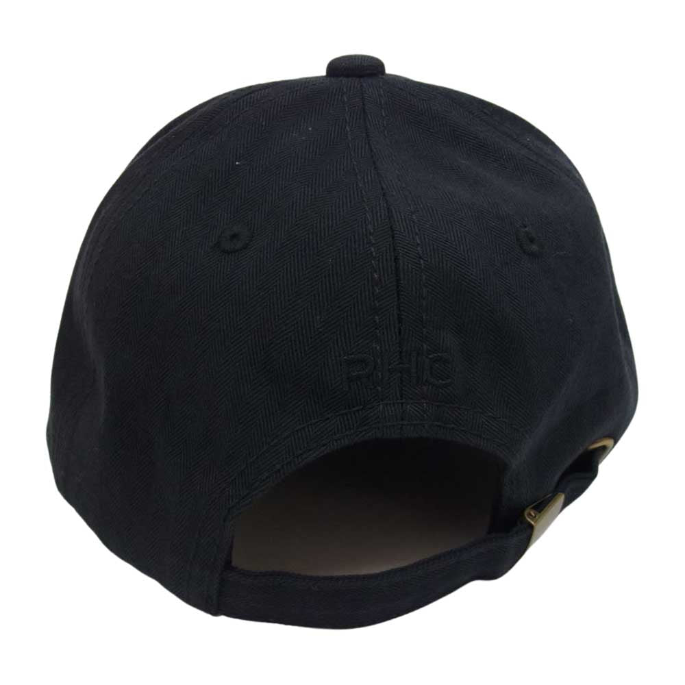 Ron Herman ロンハーマン RHC アールエイチシー ヴィンテージ加工 Rロゴ キャップ ブラック系【中古】
