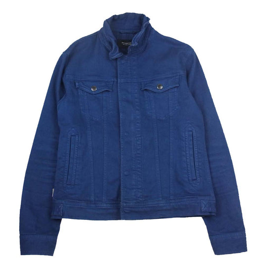 BURBERRY BLACK LABEL バーバリーブラックレーベル D1-F04-603-26 キャンバス Gジャン ジャケット ネイビー系 L【中古】