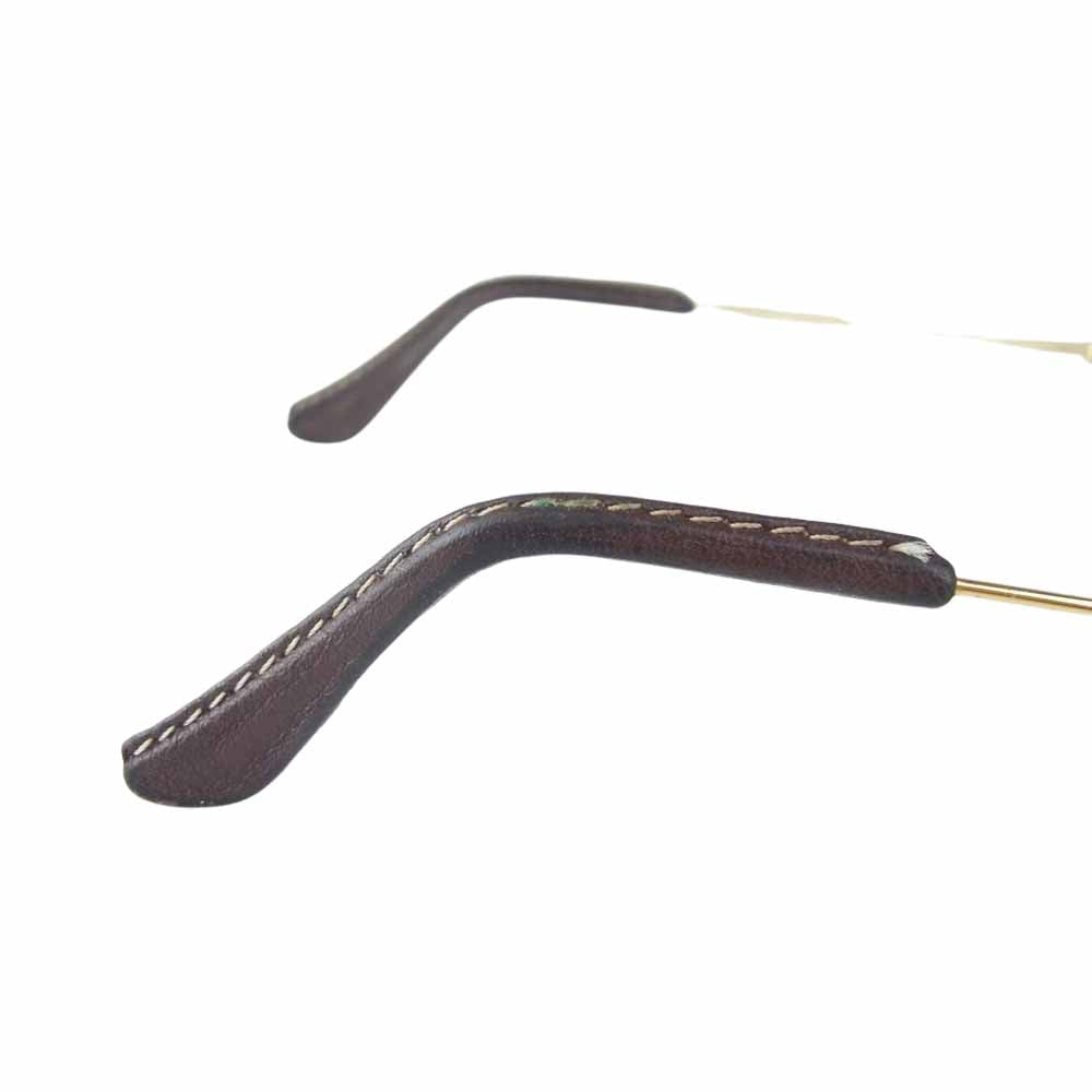 Ray-Ban レイバン ヴィンテージ B&L社 USA製 METAL Ⅱ ボシュロム BL 革巻 サングラス ブラウン系【中古】