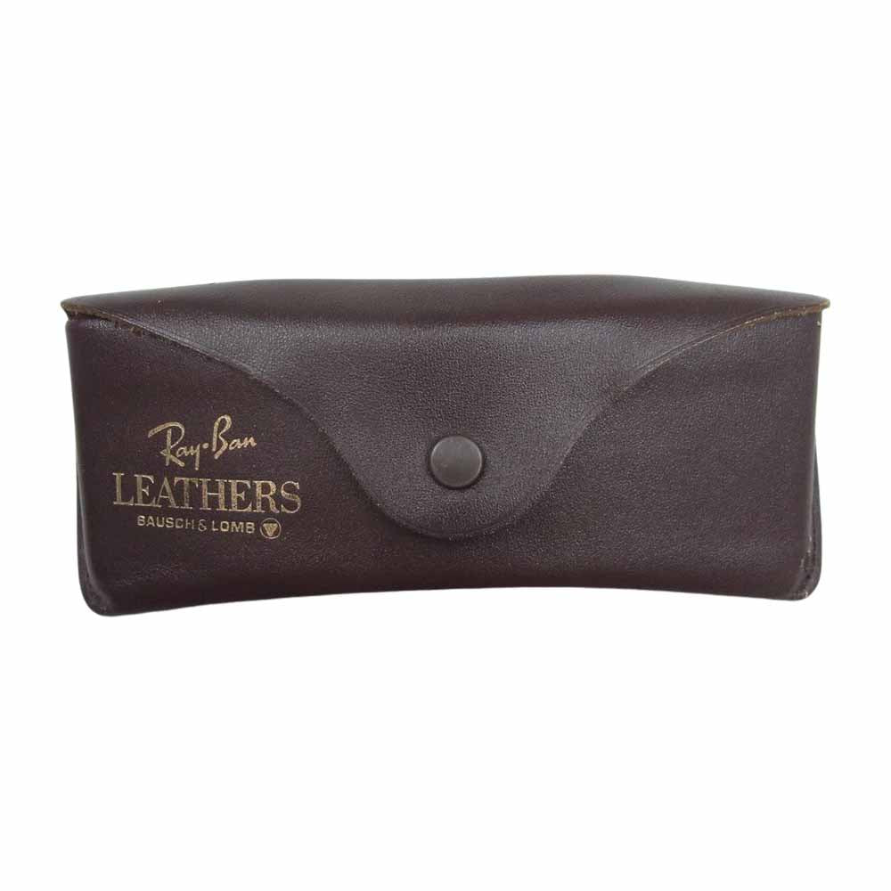 Ray-Ban レイバン ヴィンテージ B&L社 USA製 METAL Ⅱ ボシュロム BL 革巻 サングラス ブラウン系【中古】