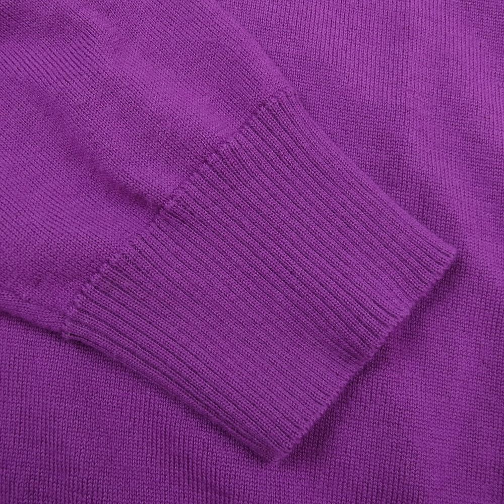STONE ISLAND ストーンアイランド 6915538C4 V-Neck Sweater Vネック セーター ニット パープル系 S【中古】