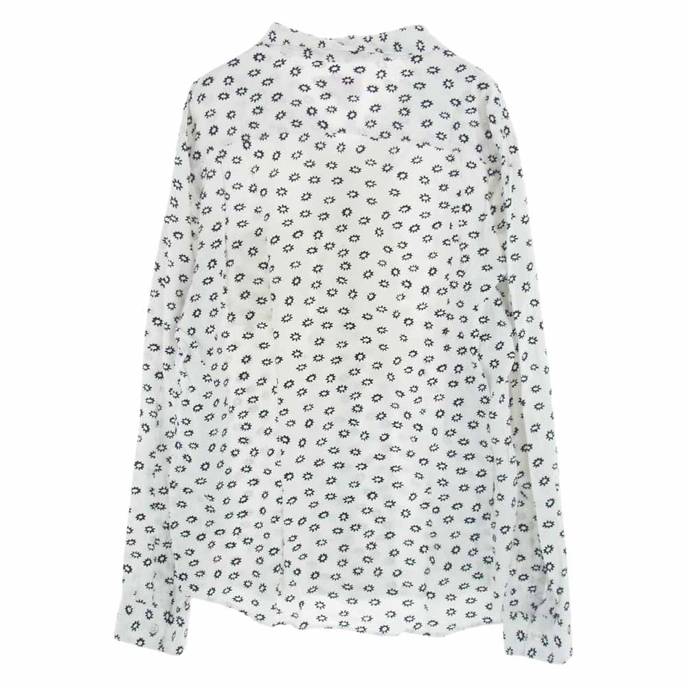Supreme シュプリーム 18SS Flower Rayon L/S Shirt 花柄 レーヨン ロングスリーブ シャツ ホワイト系 L【中古】