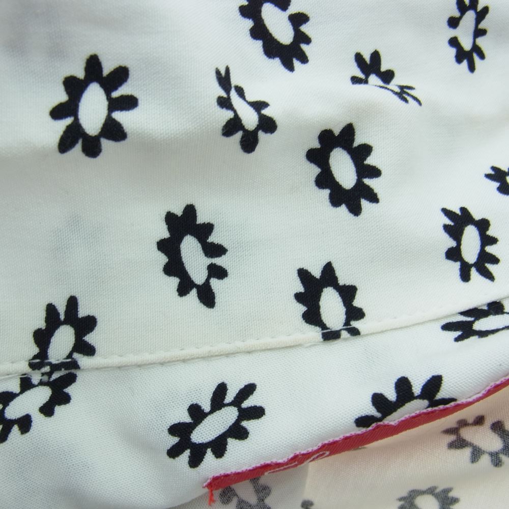 Supreme シュプリーム 18SS Flower Rayon L/S Shirt 花柄 レーヨン ロングスリーブ シャツ ホワイト系 L【中古】