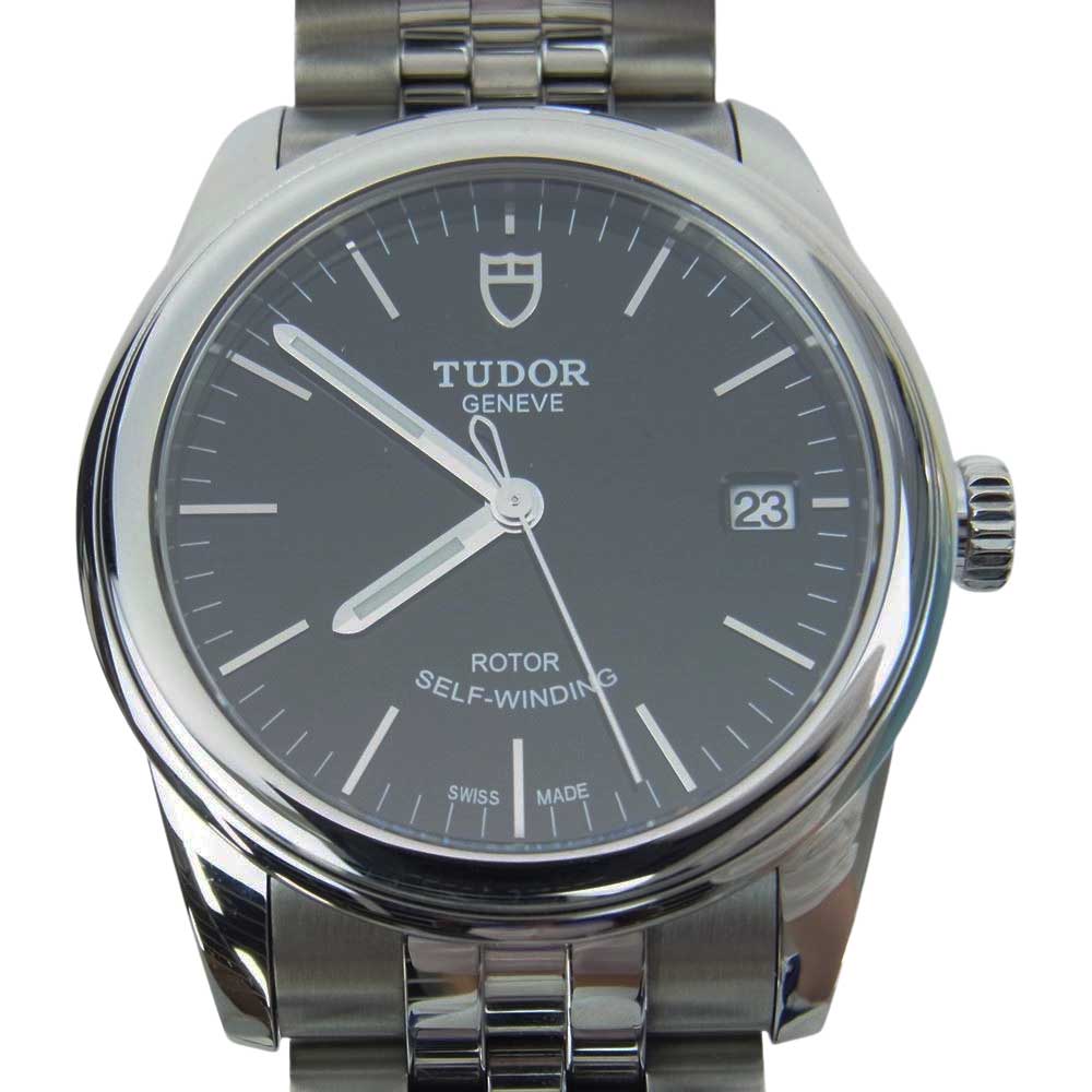 TUDOR チュードル 55000 ギャランティカード付属 グラマーデイト I番 36mm 自動巻 腕時計 ウォッチ シルバー系【中古】