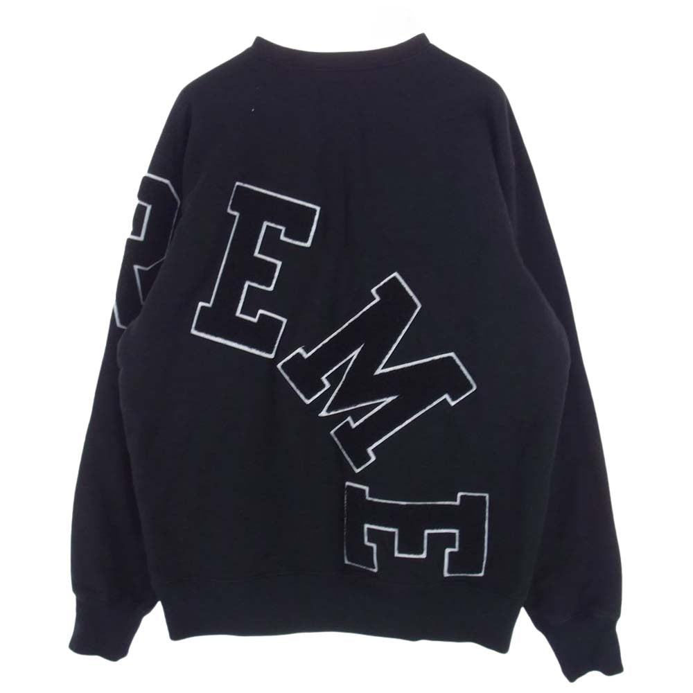 Supreme シュプリーム 20AW BIG ARC CREWNECK ビッグ アーチ クルーネック スウェット ブラック系 L【中古】
