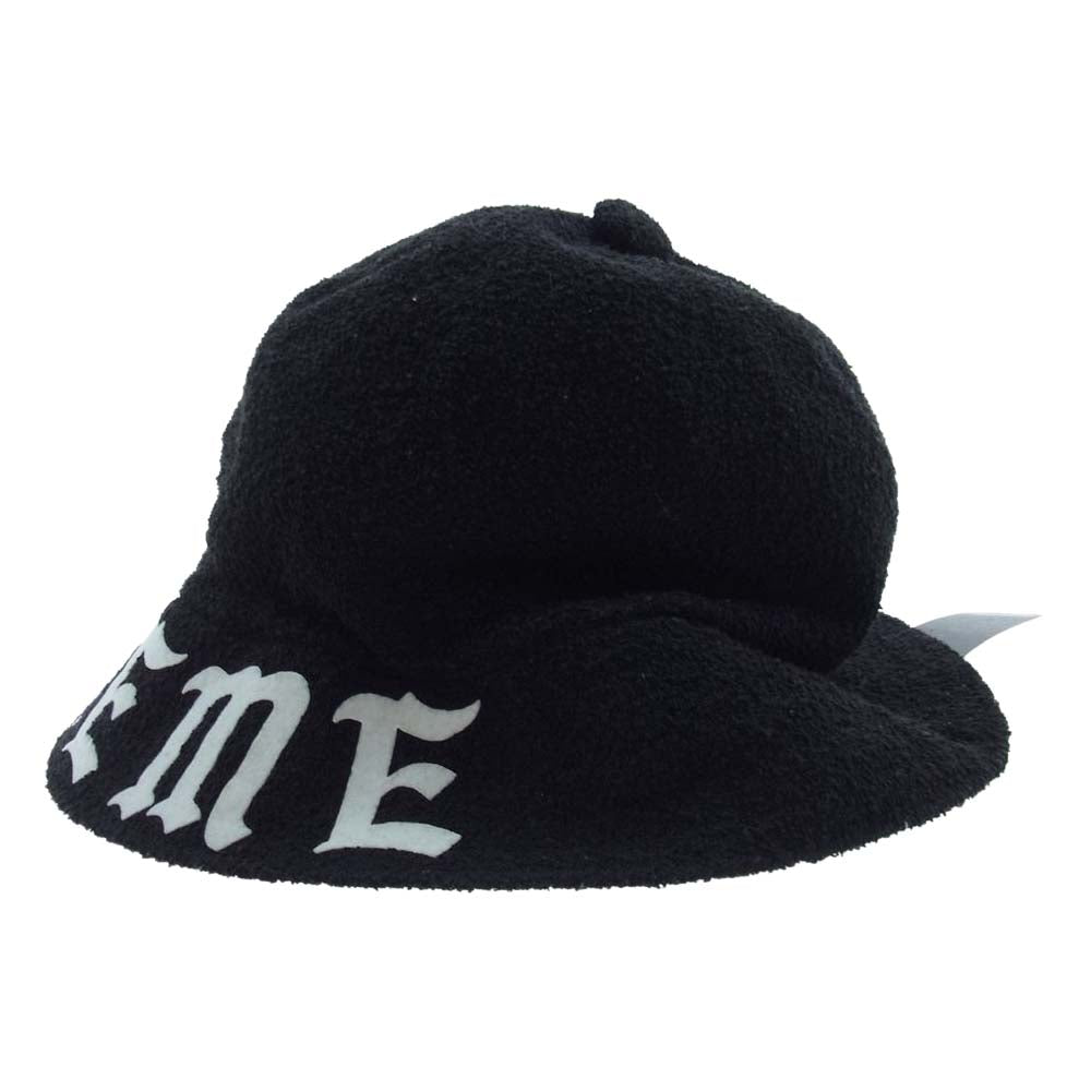 Supreme シュプリーム × KANGOL カンゴール 20SS BERMUDA CASUAL HAT バミューダ カジュアル バケットハット ブラック系 L【中古】