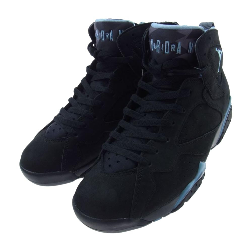 NIKE AIR JORDAN ナイキ ジョーダン CU9307-004 7 RETRO CHAMBRAY 2023 エア ジョーダン 7 シャンブレー ハイカット スニーカー  ブラック系 26.5cm【極上美品】【中古】