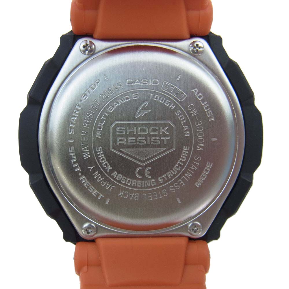 CASIO G-SHOCK カシオ ジーショック GW-3000M-4AER SKY COCKPIT スカイコックピット タフソーラー MULTIBAND 6  電波時計 オレンジ系【中古】