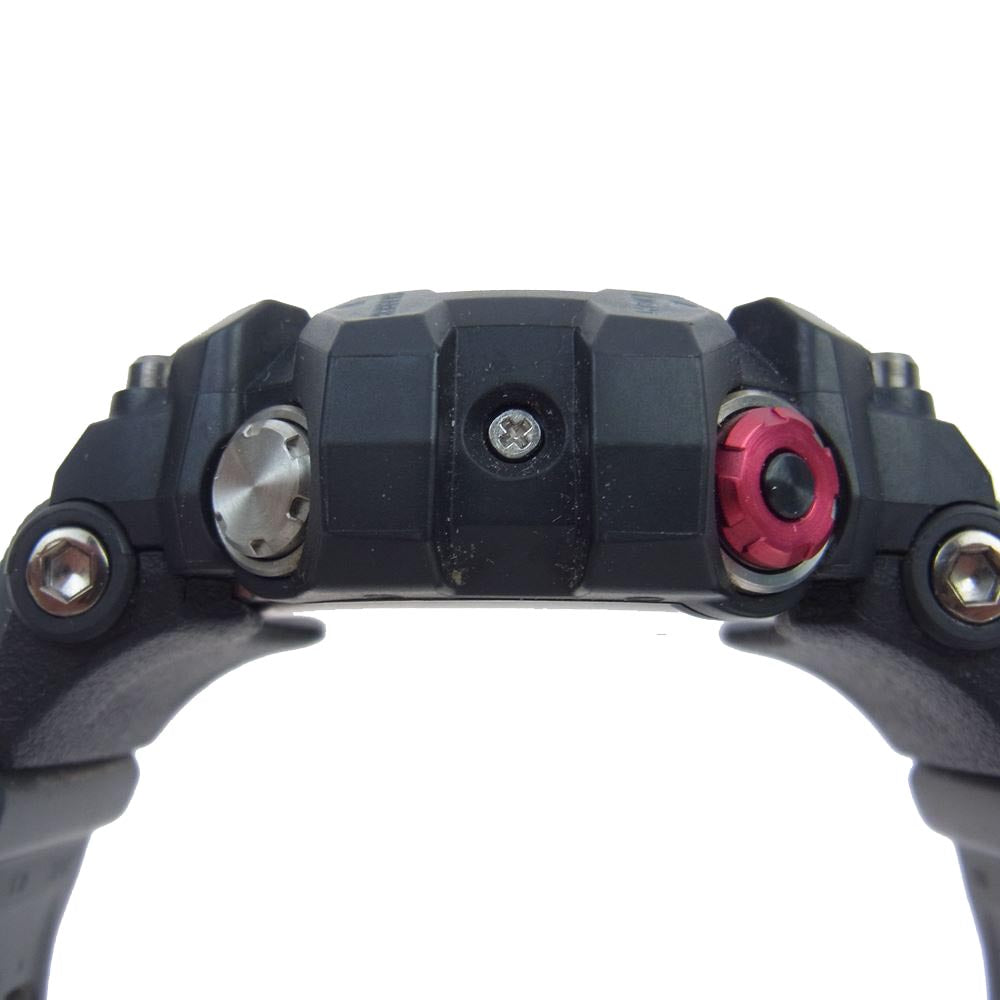 CASIO G-SHOCK カシオ ジーショック GWG-100-1A8JF   MASTER OF G MUDMASTER マッドマスター マスターオブジー 腕時計 タフソーラー ソーラー充電式  デジタル アナログ アナデジ 電波 ブラック系【極上美品】【中古】