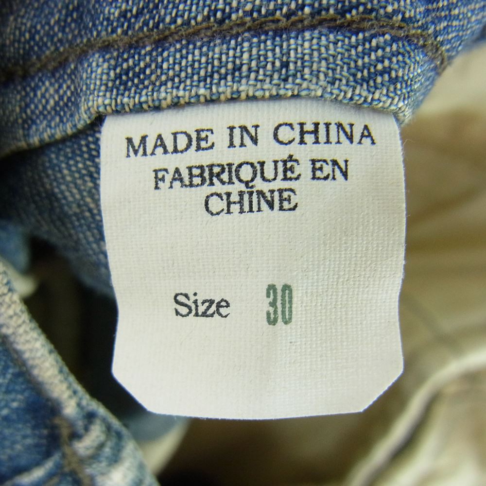 RRL ダブルアールエル Regiment レジメント デニム カーゴ ショーツ パンツ インディゴブルー系 30【中古】