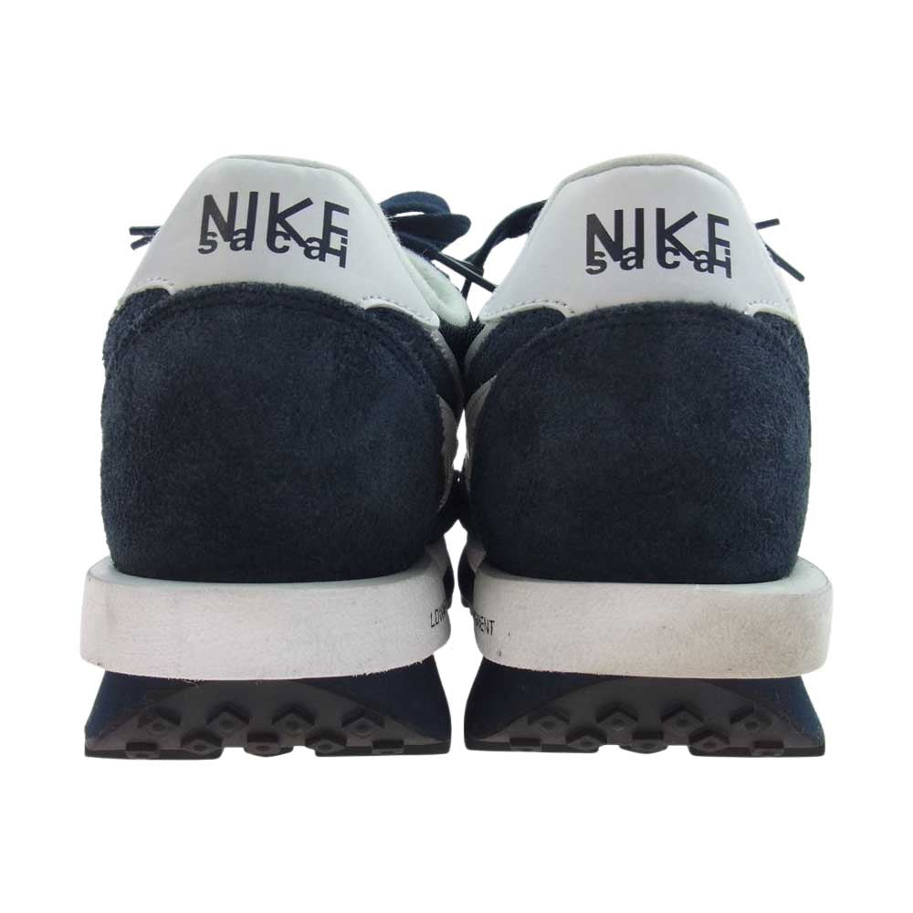 NIKE ナイキ × sacai × Fragment DH2684-400 LD Waffle ワッフル Blackened Blue スニーカー ネイビー系 ホワイト系 27.5cm【中古】