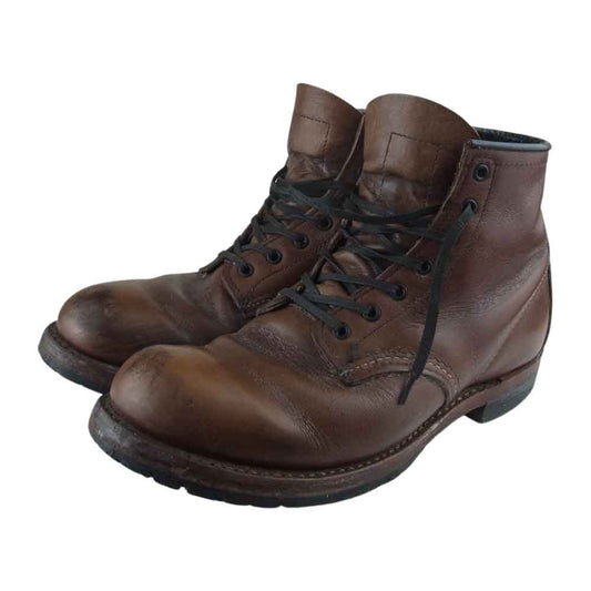 RED WING レッドウィング 9016 羽タグ BECKMAN BOOT ベックマン ワーク ブーツ  ブラウン系 US7【中古】