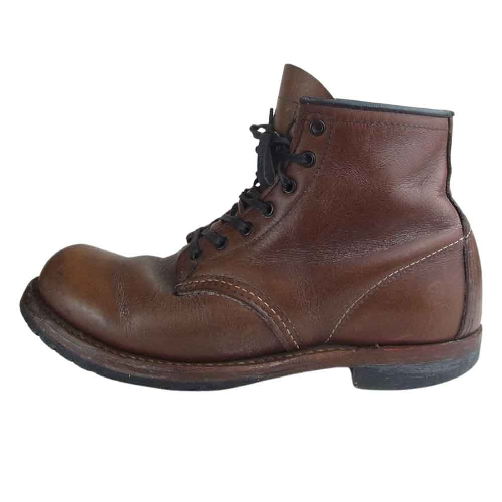 RED WING レッドウィング 9016 羽タグ BECKMAN BOOT ベックマン ワーク ブーツ  ブラウン系 US7【中古】