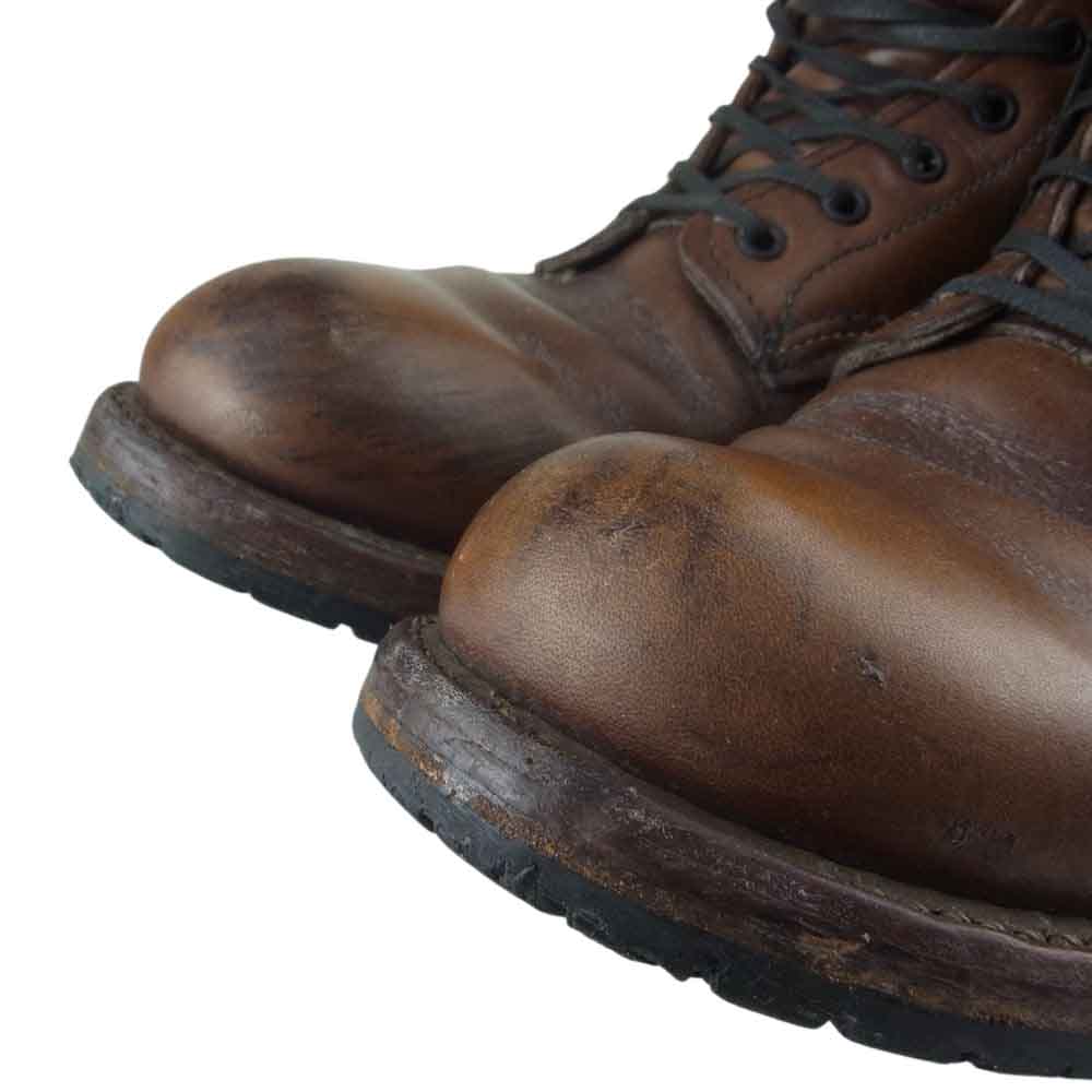 RED WING レッドウィング 9016 羽タグ BECKMAN BOOT ベックマン ワーク ブーツ  ブラウン系 US7【中古】