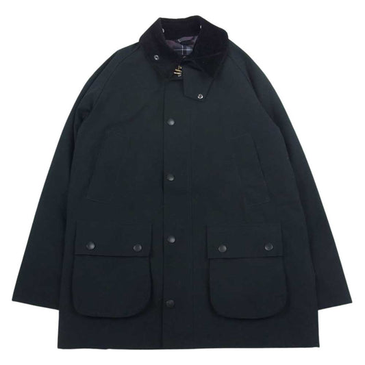 Barbour バブアー 22AW 222MCA0790 × BEAMS F 別注 BEDALE ビデイル 2layer ノンオイルド ジャケット ブラック系 36【美品】【中古】