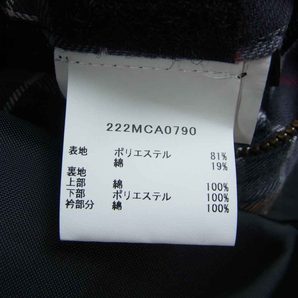 Barbour バブアー 22AW 222MCA0790 × BEAMS F 別注 BEDALE ビデイル 2layer ノンオイルド ジャケット ブラック系 36【美品】【中古】
