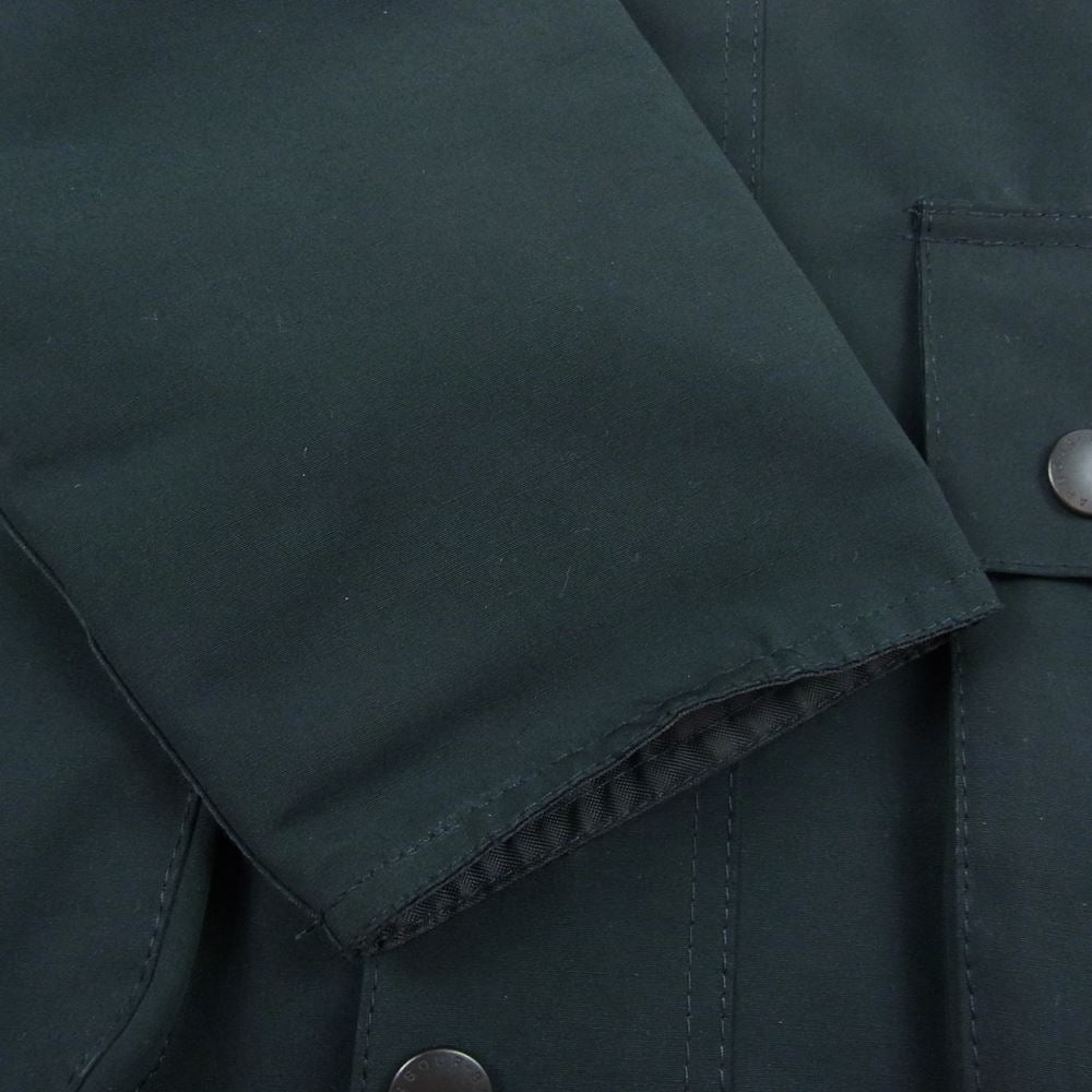 Barbour バブアー 22AW 222MCA0790 × BEAMS F 別注 BEDALE ビデイル 2layer ノンオイルド ジャケット ブラック系 36【美品】【中古】