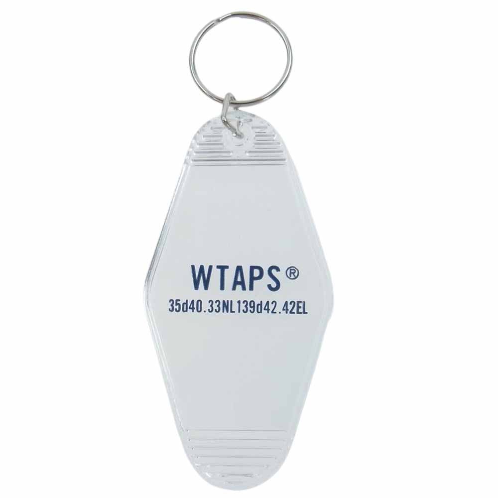 WTAPS ダブルタップス  191VEDT-AC02 TAG KEY HOLDER ACRYLIC アクリル キーホルダー クリアー クリア系【新古品】【未使用】【中古】