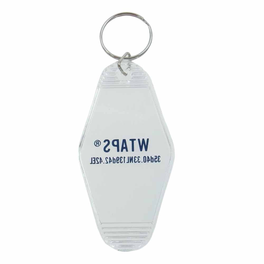 WTAPS ダブルタップス  191VEDT-AC02 TAG KEY HOLDER ACRYLIC アクリル キーホルダー クリアー クリア系【新古品】【未使用】【中古】
