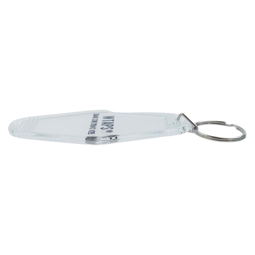 WTAPS ダブルタップス  191VEDT-AC02 TAG KEY HOLDER ACRYLIC アクリル キーホルダー クリアー クリア系【新古品】【未使用】【中古】