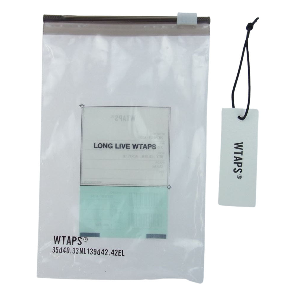 WTAPS ダブルタップス 20AW 201VEDT-AC01 KEY HOLDER ACRYLIC 315 CLEAR アクリル キーホルダー クリア系【新古品】【未使用】【中古】