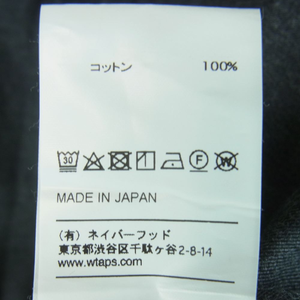 WTAPS ダブルタップス 181GWDT-SHM04 CHANBRAY シャンブレー 半袖 シャツ グレー系 03【中古】