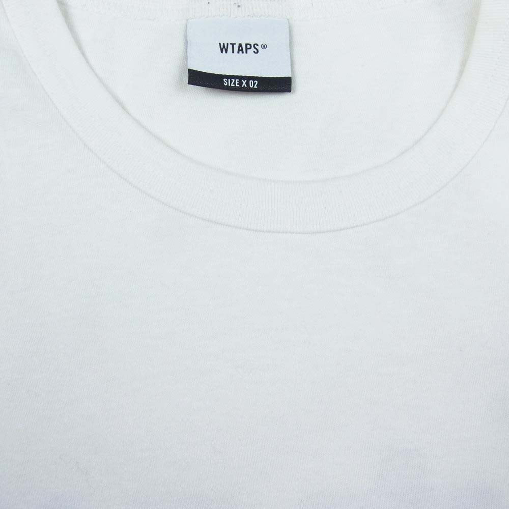 WTAPS ダブルタップス 20SS 201ATDT-CSM11 INDUSTRY DESIGN SS04 Tee インダストリー デザイン Tシャツ ホワイト系 02【中古】