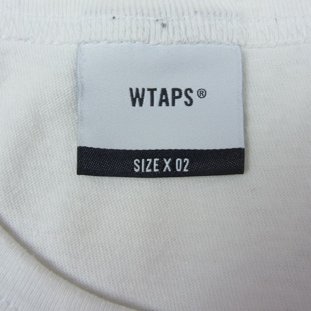 WTAPS ダブルタップス 20SS 201ATDT-CSM11 INDUSTRY DESIGN SS04 Tee インダストリー デザイン Tシャツ ホワイト系 02【中古】