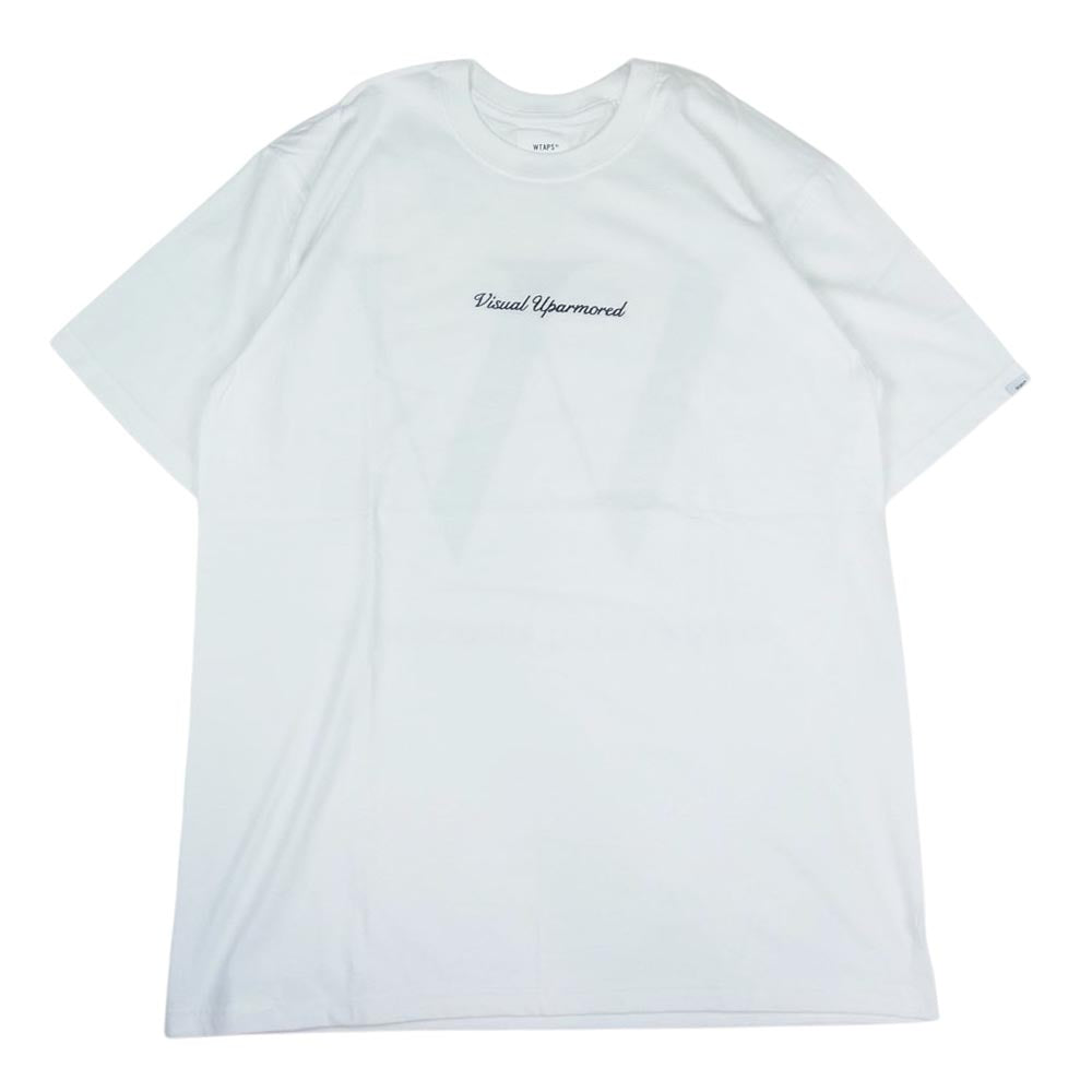 WTAPS ダブルタップス 20SS 201PCDT-ST16S W Tee プリント Tシャツ ホワイト ホワイト系 03【美品】【中古】