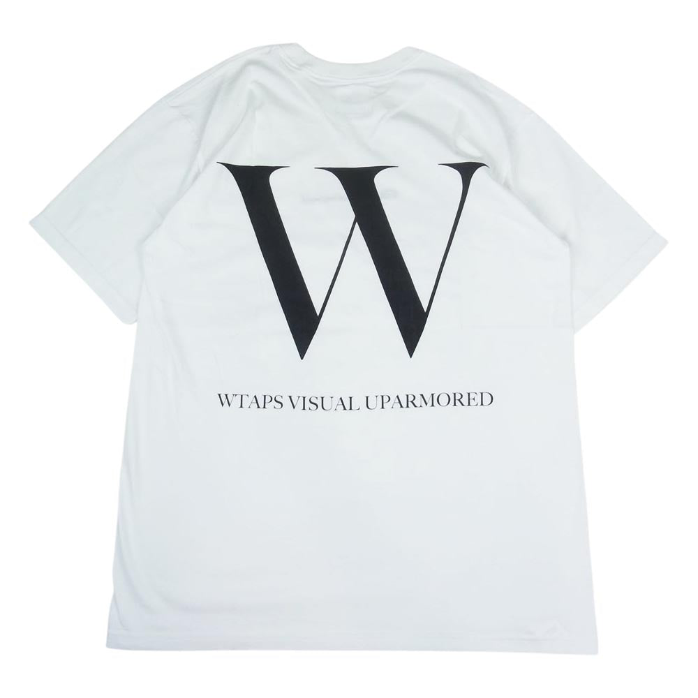 WTAPS ダブルタップス 20SS 201PCDT-ST16S W Tee プリント Tシャツ ホワイト ホワイト系 03【美品】【中古】