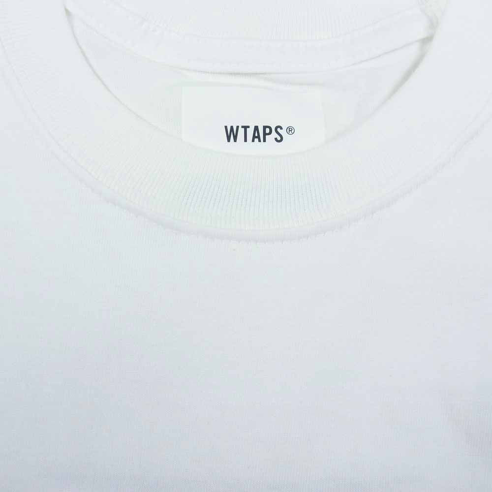 WTAPS ダブルタップス 20SS 201PCDT-ST16S W Tee プリント Tシャツ ホワイト ホワイト系 03【美品】【中古】