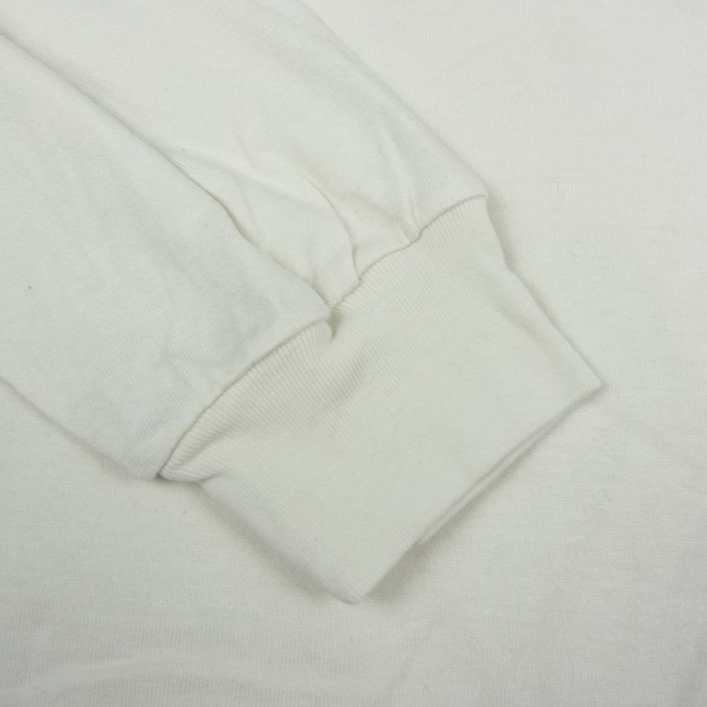 WTAPS ダブルタップス 21AW 212ATDT-CSM23 GPS L/S TEE ロゴ プリント ロンT 長袖 ホワイト系 03【美品】【中古】