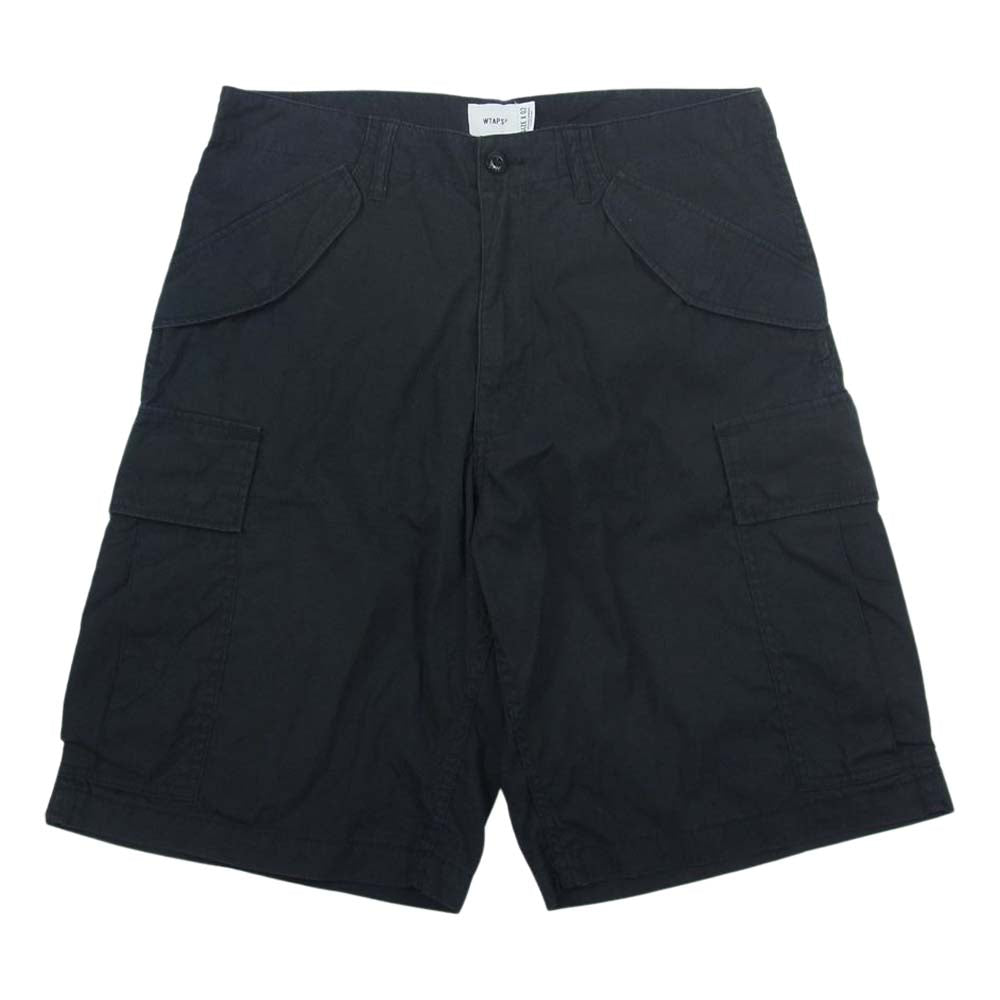 WTAPS ダブルタップス 19SS 191WVDT-PTM04 CARGO SHORTS カーゴ ショーツ パンツ ブラック ブラック系 2【中古】