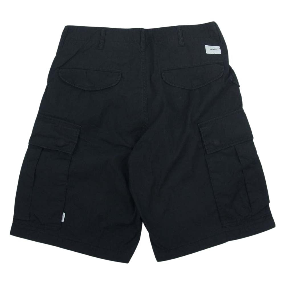 WTAPS ダブルタップス 19SS 191WVDT-PTM04 CARGO SHORTS カーゴ ショーツ パンツ ブラック ブラック系 2【中古】