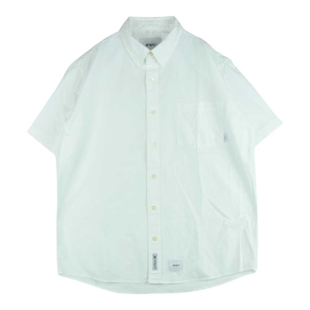 WTAPS ダブルタップス 201WVDT-SHM04 THOMAS MASON トーマスメイソン OXFORD オックスフォード シャツ 半袖 ホワイト系 03【中古】